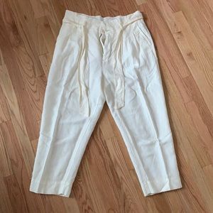 Madewell Paperbag Linen Pants